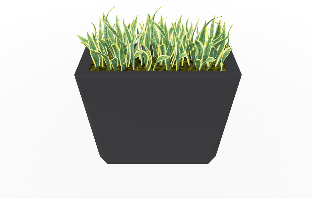 Magnuson KST - 1436L - H - PL High Kastan Wide Rectangular Painted Steel Planter with Aluminum Top and Sealed Internal Liner (MAG - KST - 1436L - H - PL - XXX) - SchoolOutlet