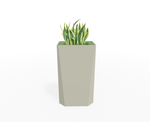 Magnuson KST - 1612L - H - PL High Kastan Rectangular Painted Steel Planter with Aluminum Top and Sealed Internal Liner (MAG - KST - 1612L - H - PL - XXX) - SchoolOutlet