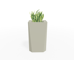Magnuson KST - 1612L - H - PL High Kastan Rectangular Painted Steel Planter with Aluminum Top and Sealed Internal Liner (MAG - KST - 1612L - H - PL - XXX) - SchoolOutlet