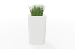 Magnuson KST - 1612L - H - PL High Kastan Rectangular Painted Steel Planter with Aluminum Top and Sealed Internal Liner (MAG - KST - 1612L - H - PL - XXX) - SchoolOutlet