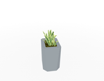 Magnuson KST - 1612L - M - PL Kastan Mid - Height Rectangular Steel Planter with Aluminum Top and Sealed Internal Liner (MAG - KST - 1612L - M - PL - XXX) - SchoolOutlet