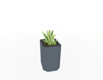 Magnuson KST - 1612L - M - PL Kastan Mid - Height Rectangular Steel Planter with Aluminum Top and Sealed Internal Liner (MAG - KST - 1612L - M - PL - XXX) - SchoolOutlet