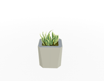 Magnuson KST - 1612L - M - PL Kastan Mid - Height Rectangular Steel Planter with Aluminum Top and Sealed Internal Liner (MAG - KST - 1612L - M - PL - XXX) - SchoolOutlet