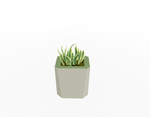 Magnuson KST - 1612L - M - PL Kastan Mid - Height Rectangular Steel Planter with Aluminum Top and Sealed Internal Liner (MAG - KST - 1612L - M - PL - XXX) - SchoolOutlet
