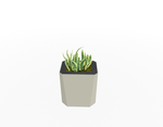 Magnuson KST - 1612L - M - PL Kastan Mid - Height Rectangular Steel Planter with Aluminum Top and Sealed Internal Liner (MAG - KST - 1612L - M - PL - XXX) - SchoolOutlet