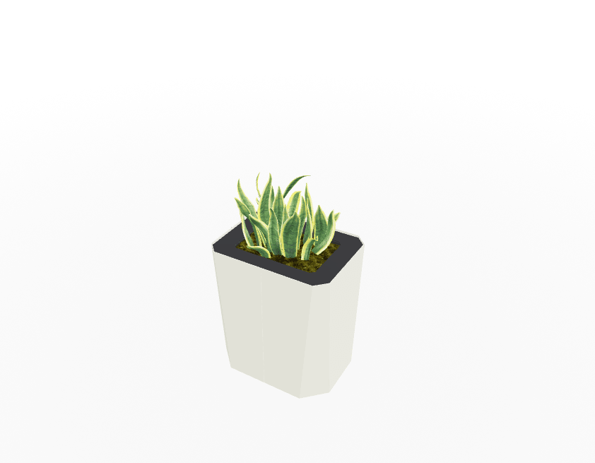 Magnuson KST - 1612L - M - PL Kastan Mid - Height Rectangular Steel Planter with Aluminum Top and Sealed Internal Liner (MAG - KST - 1612L - M - PL - XXX) - SchoolOutlet