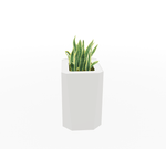 Magnuson KST - 1612L - M - PL Kastan Mid - Height Rectangular Steel Planter with Aluminum Top and Sealed Internal Liner (MAG - KST - 1612L - M - PL - XXX) - SchoolOutlet