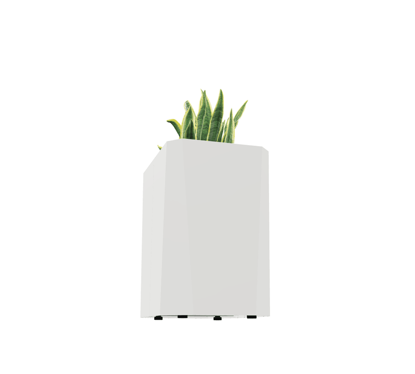 Magnuson KST - 1612L - M - PL Kastan Mid - Height Rectangular Steel Planter with Aluminum Top and Sealed Internal Liner (MAG - KST - 1612L - M - PL - XXX) - SchoolOutlet