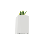 Magnuson KST - 1612L - M - PL Kastan Mid - Height Rectangular Steel Planter with Aluminum Top and Sealed Internal Liner (MAG - KST - 1612L - M - PL - XXX) - SchoolOutlet