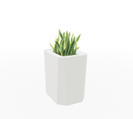 Magnuson KST - 1612L - M - PL Kastan Mid - Height Rectangular Steel Planter with Aluminum Top and Sealed Internal Liner (MAG - KST - 1612L - M - PL - XXX) - SchoolOutlet