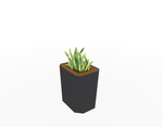 Magnuson KST - 1612L - M - PL Kastan Mid - Height Rectangular Steel Planter with Aluminum Top and Sealed Internal Liner (MAG - KST - 1612L - M - PL - XXX) - SchoolOutlet