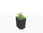 Magnuson KST - 1612L - M - PL Kastan Mid - Height Rectangular Steel Planter with Aluminum Top and Sealed Internal Liner (MAG - KST - 1612L - M - PL - XXX) - SchoolOutlet