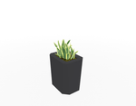 Magnuson KST - 1612L - M - PL Kastan Mid - Height Rectangular Steel Planter with Aluminum Top and Sealed Internal Liner (MAG - KST - 1612L - M - PL - XXX) - SchoolOutlet