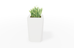 Magnuson KST - 1616L - H - PL High Square Painted Steel Planter with Aluminum Top and Sealed Internal Liner (MAG - KST - 1616L - H - PL - XXX) - SchoolOutlet