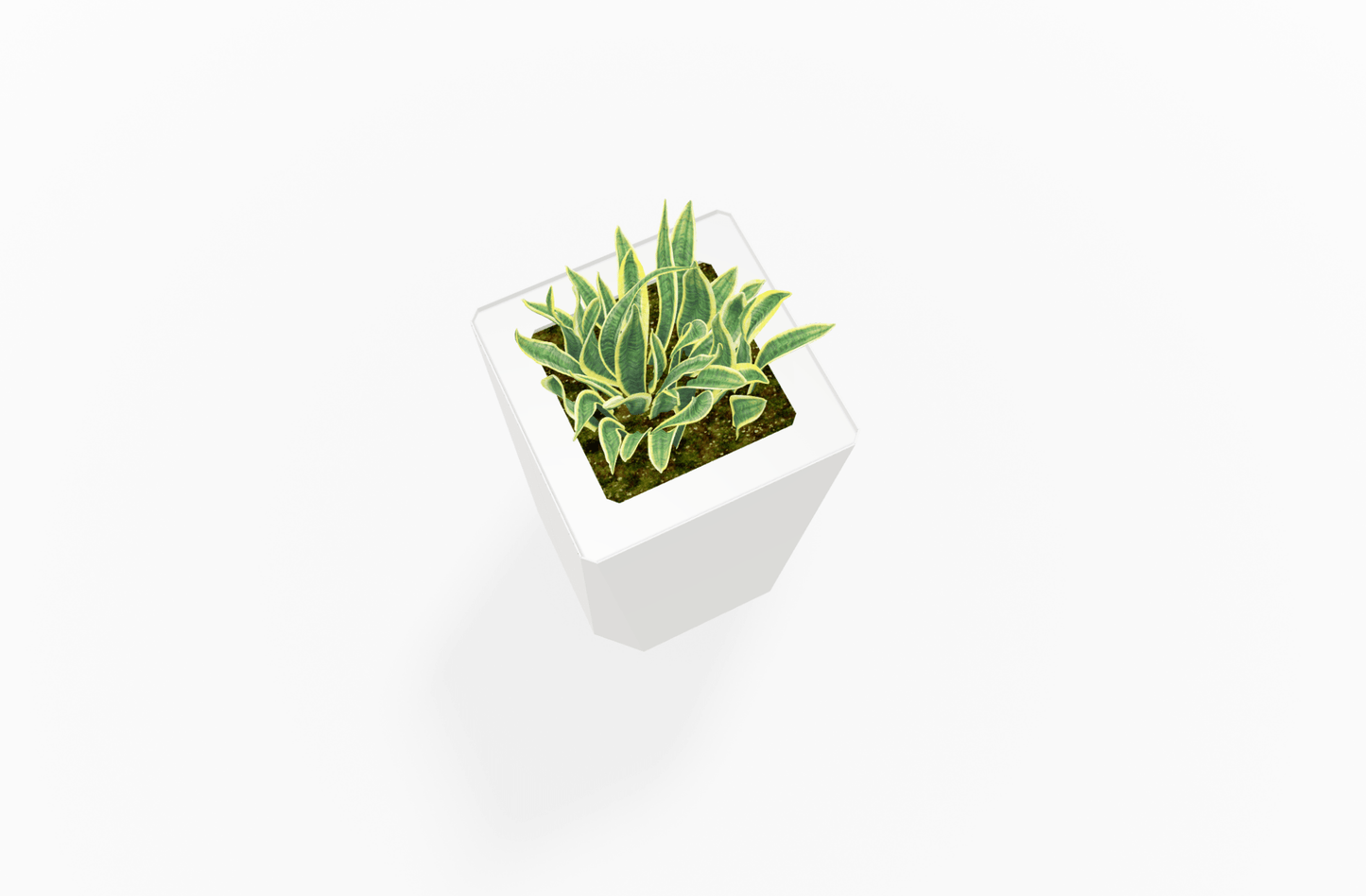 Magnuson KST - 1616L - H - PL High Square Painted Steel Planter with Aluminum Top and Sealed Internal Liner (MAG - KST - 1616L - H - PL - XXX) - SchoolOutlet