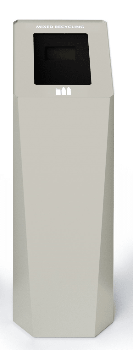 Magnuson KASTA KST - 1814L 35 - Gallon Rectangular Powder - Coated Steel Waste Receptacle with Internal Rigid Liner (MAG - KST - 1814L) - SchoolOutlet