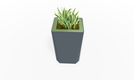 Magnuson KST - 1814L - H - PL High Kastan Rectangular Painted Steel Planter with Aluminum Top and Sealed Internal Liner (MAG - KST - 1814L - H - PL - XXX) - SchoolOutlet