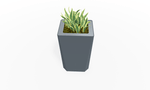 Magnuson KST - 1814L - H - PL High Kastan Rectangular Painted Steel Planter with Aluminum Top and Sealed Internal Liner (MAG - KST - 1814L - H - PL - XXX) - SchoolOutlet