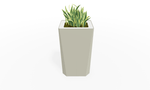 Magnuson KST - 1814L - H - PL High Kastan Rectangular Painted Steel Planter with Aluminum Top and Sealed Internal Liner (MAG - KST - 1814L - H - PL - XXX) - SchoolOutlet