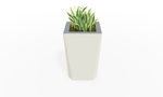 Magnuson KST - 1814L - H - PL High Kastan Rectangular Painted Steel Planter with Aluminum Top and Sealed Internal Liner (MAG - KST - 1814L - H - PL - XXX) - SchoolOutlet