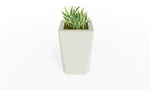 Magnuson KST - 1814L - H - PL High Kastan Rectangular Painted Steel Planter with Aluminum Top and Sealed Internal Liner (MAG - KST - 1814L - H - PL - XXX) - SchoolOutlet