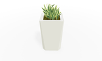 Magnuson KST - 1814L - H - PL High Kastan Rectangular Painted Steel Planter with Aluminum Top and Sealed Internal Liner (MAG - KST - 1814L - H - PL - XXX) - SchoolOutlet