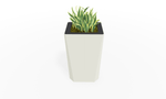 Magnuson KST - 1814L - H - PL High Kastan Rectangular Painted Steel Planter with Aluminum Top and Sealed Internal Liner (MAG - KST - 1814L - H - PL - XXX) - SchoolOutlet