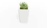 Magnuson KST - 1814L - H - PL High Kastan Rectangular Painted Steel Planter with Aluminum Top and Sealed Internal Liner (MAG - KST - 1814L - H - PL - XXX) - SchoolOutlet