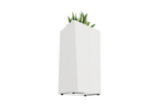Magnuson KST - 1814L - H - PL High Kastan Rectangular Painted Steel Planter with Aluminum Top and Sealed Internal Liner (MAG - KST - 1814L - H - PL - XXX) - SchoolOutlet