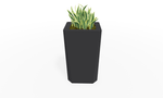 Magnuson KST - 1814L - H - PL High Kastan Rectangular Painted Steel Planter with Aluminum Top and Sealed Internal Liner (MAG - KST - 1814L - H - PL - XXX) - SchoolOutlet
