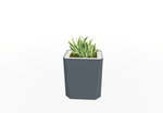 Magnuson KST - 1814L - M - PL Kastan Mid - Height Rectangular Steel Planter with Aluminum Top and Sealed Internal Liner (MAG - KST - 1814L - M - PL - XXX) - SchoolOutlet