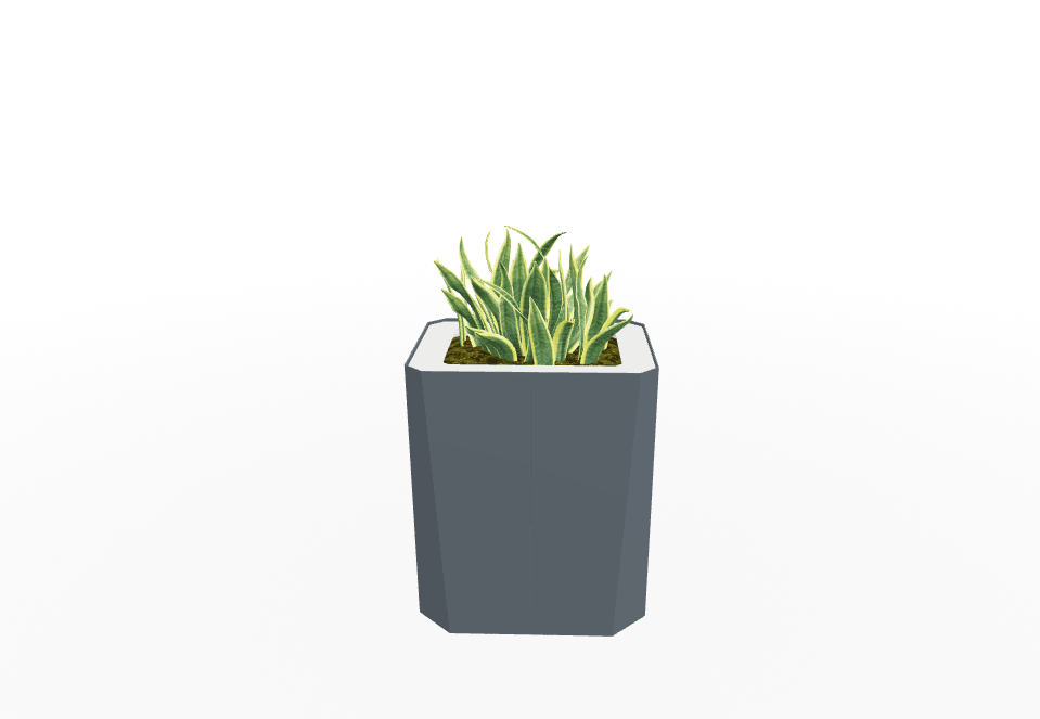 Magnuson KST - 1814L - M - PL Kastan Mid - Height Rectangular Steel Planter with Aluminum Top and Sealed Internal Liner (MAG - KST - 1814L - M - PL - XXX) - SchoolOutlet