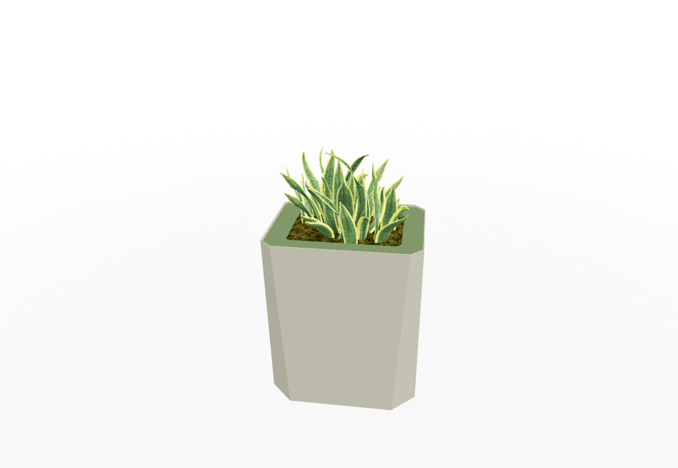 Magnuson KST - 1814L - M - PL Kastan Mid - Height Rectangular Steel Planter with Aluminum Top and Sealed Internal Liner (MAG - KST - 1814L - M - PL - XXX) - SchoolOutlet