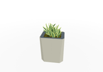 Magnuson KST - 1814L - M - PL Kastan Mid - Height Rectangular Steel Planter with Aluminum Top and Sealed Internal Liner (MAG - KST - 1814L - M - PL - XXX) - SchoolOutlet
