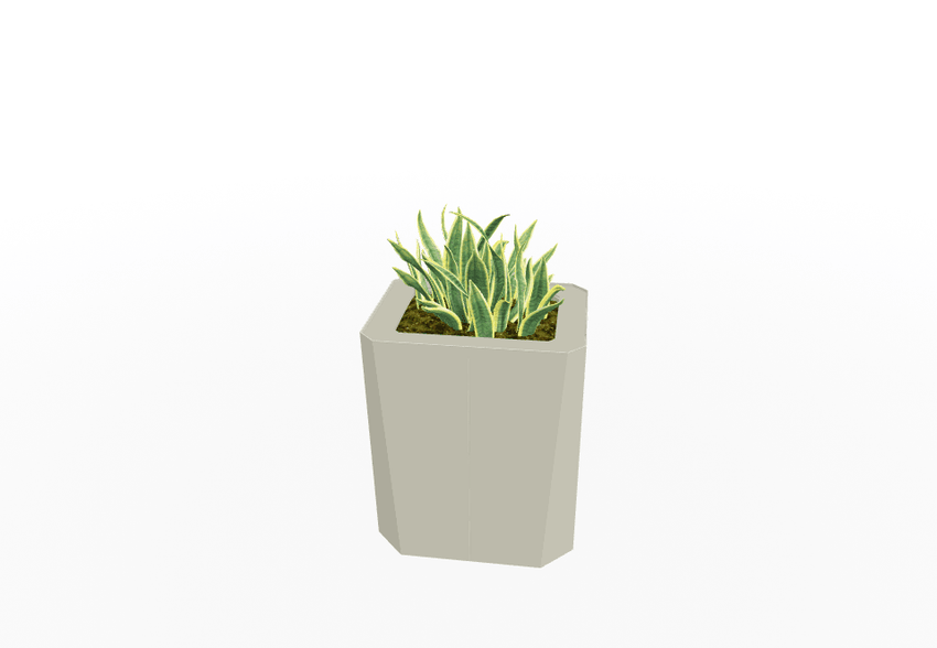 Magnuson KST - 1814L - M - PL Kastan Mid - Height Rectangular Steel Planter with Aluminum Top and Sealed Internal Liner (MAG - KST - 1814L - M - PL - XXX) - SchoolOutlet