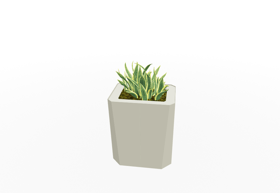 Magnuson KST - 1814L - M - PL Kastan Mid - Height Rectangular Steel Planter with Aluminum Top and Sealed Internal Liner (MAG - KST - 1814L - M - PL - XXX) - SchoolOutlet