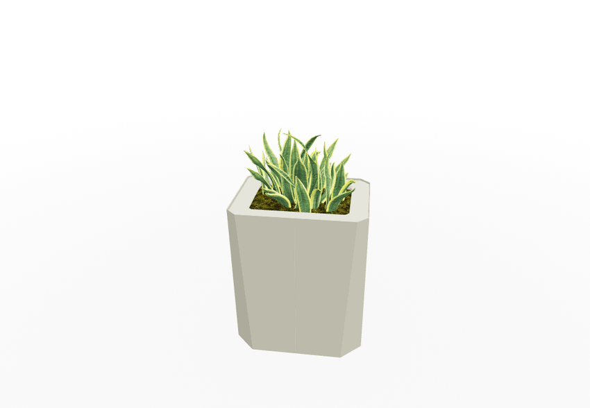 Magnuson KST - 1814L - M - PL Kastan Mid - Height Rectangular Steel Planter with Aluminum Top and Sealed Internal Liner (MAG - KST - 1814L - M - PL - XXX) - SchoolOutlet