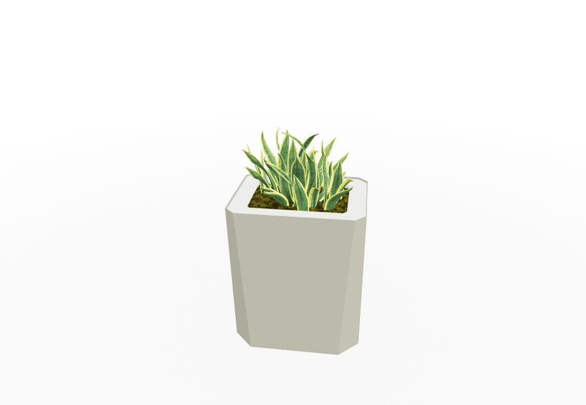 Magnuson KST - 1814L - M - PL Kastan Mid - Height Rectangular Steel Planter with Aluminum Top and Sealed Internal Liner (MAG - KST - 1814L - M - PL - XXX) - SchoolOutlet