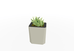 Magnuson KST - 1814L - M - PL Kastan Mid - Height Rectangular Steel Planter with Aluminum Top and Sealed Internal Liner (MAG - KST - 1814L - M - PL - XXX) - SchoolOutlet