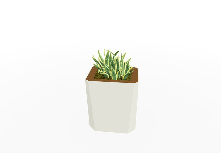 Magnuson KST - 1814L - M - PL Kastan Mid - Height Rectangular Steel Planter with Aluminum Top and Sealed Internal Liner (MAG - KST - 1814L - M - PL - XXX) - SchoolOutlet