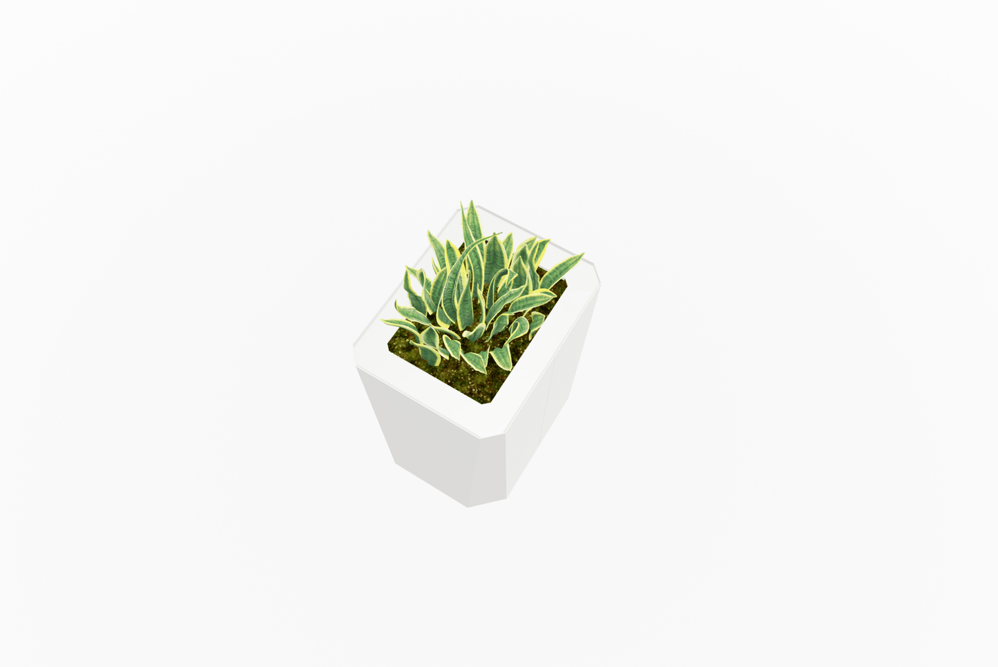 Magnuson KST - 1814L - M - PL Kastan Mid - Height Rectangular Steel Planter with Aluminum Top and Sealed Internal Liner (MAG - KST - 1814L - M - PL - XXX) - SchoolOutlet