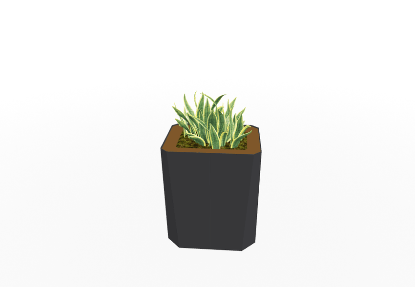 Magnuson KST - 1814L - M - PL Kastan Mid - Height Rectangular Steel Planter with Aluminum Top and Sealed Internal Liner (MAG - KST - 1814L - M - PL - XXX) - SchoolOutlet