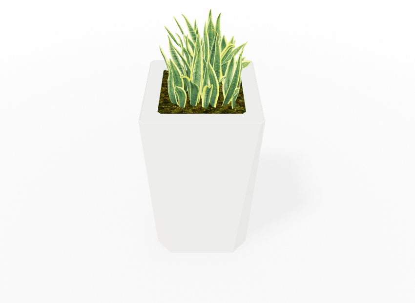 Magnuson KST - 1818L - H - PL High Kastan Square Painted Steel Planter with Aluminum Top and Sealed Internal Liner (MAG - KST - 1818L - H - PL - XXX) - SchoolOutlet