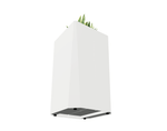 Magnuson KST - 1818L - H - PL High Kastan Square Painted Steel Planter with Aluminum Top and Sealed Internal Liner (MAG - KST - 1818L - H - PL - XXX) - SchoolOutlet