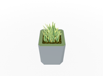 Magnuson KST - 1818L - M - PL Medium Kastan Square Painted Steel Planter with Aluminum Top and Sealed Internal Liner (MAG - KST - 1818L - M - PL - XXX) - SchoolOutlet