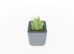 Magnuson KST - 1818L - M - PL Medium Kastan Square Painted Steel Planter with Aluminum Top and Sealed Internal Liner (MAG - KST - 1818L - M - PL - XXX) - SchoolOutlet
