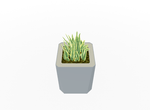 Magnuson KST - 1818L - M - PL Medium Kastan Square Painted Steel Planter with Aluminum Top and Sealed Internal Liner (MAG - KST - 1818L - M - PL - XXX) - SchoolOutlet