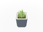 Magnuson KST - 1818L - M - PL Medium Kastan Square Painted Steel Planter with Aluminum Top and Sealed Internal Liner (MAG - KST - 1818L - M - PL - XXX) - SchoolOutlet