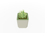 Magnuson KST - 1818L - M - PL Medium Kastan Square Painted Steel Planter with Aluminum Top and Sealed Internal Liner (MAG - KST - 1818L - M - PL - XXX) - SchoolOutlet