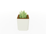 Magnuson KST - 1818L - M - PL Medium Kastan Square Painted Steel Planter with Aluminum Top and Sealed Internal Liner (MAG - KST - 1818L - M - PL - XXX) - SchoolOutlet